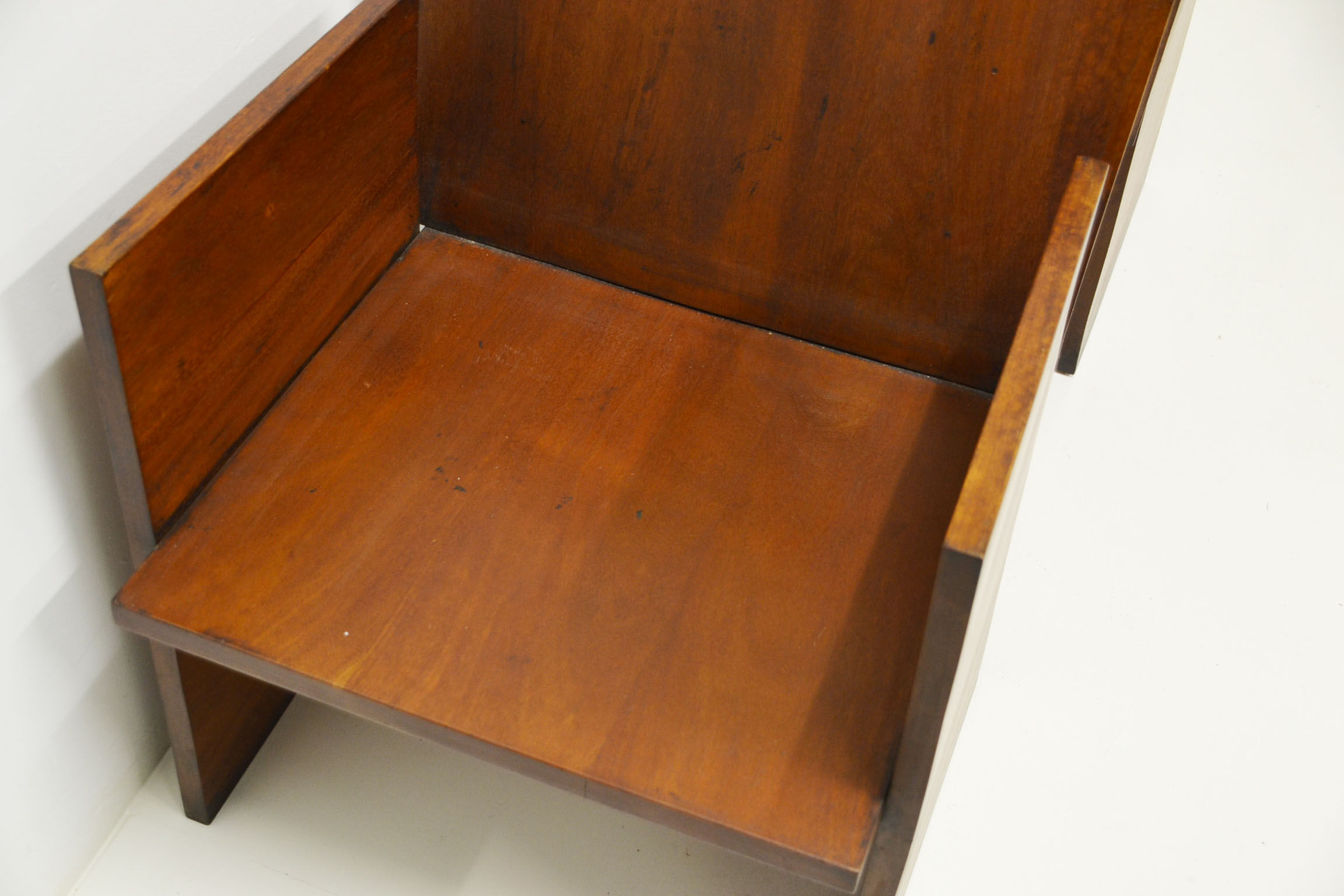 Paire de fauteuils moderniste acajou 1920/30