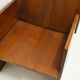 Paire de fauteuils moderniste acajou 1920/30