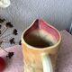 Pitcher in slurry art nouveau majolica 19th