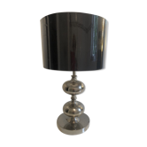 Large chrome table lamp with foot balls, 60s-70s