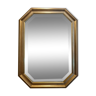 Miroir en bois doré 43x57cm