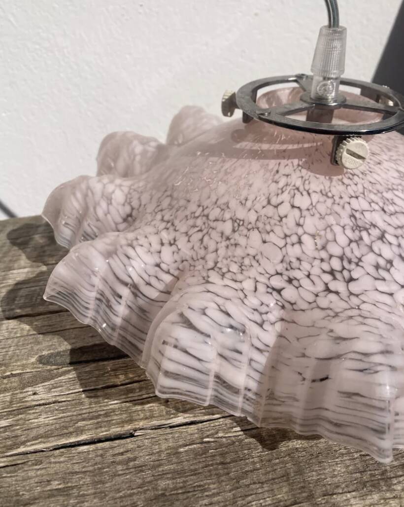 Clichy glass pendant light / lampshade