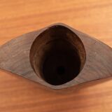 Solid wooden vase, France, 1960's
