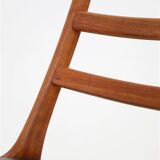 Set of 6 Korup Stolefabrik teak chairs in the style of Kai Kristiansen