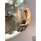 Contemporary Hammered Brass Dome Pendant Light