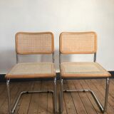 2 chairs Cesca B32 BY Marcel Breuer
