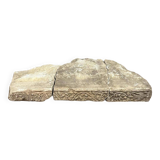 Three medieval stones entirely carved on the edge
