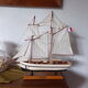 Wooden boat model Belle Poule