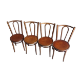4 vintage bistrot chairs
