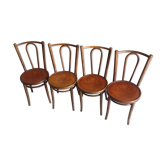 4 vintage bistrot chairs