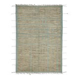 Handwoven Turkish Rustic 206 cm x 304 cm Brown Wool Carpet
