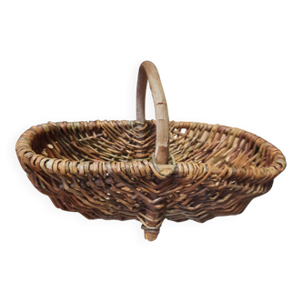Vintage wicker basket