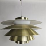 Suspension en laiton Verona Sven Middelboe Nordisk Solar Danemark, années 1970