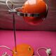 Vintage "Eyeball" Desk Lamp Orange & Chrome – Space Age Era
