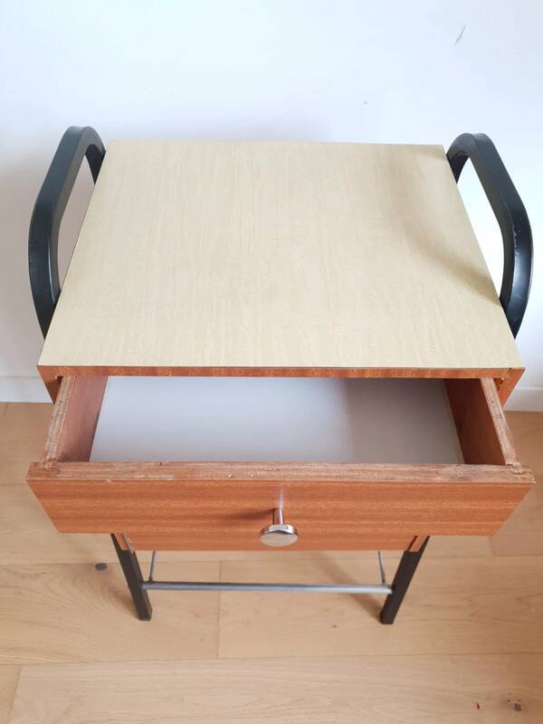 Side table, vintage bedside table