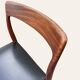 Pair of Rio rosewood chairs, Niels O. Moller