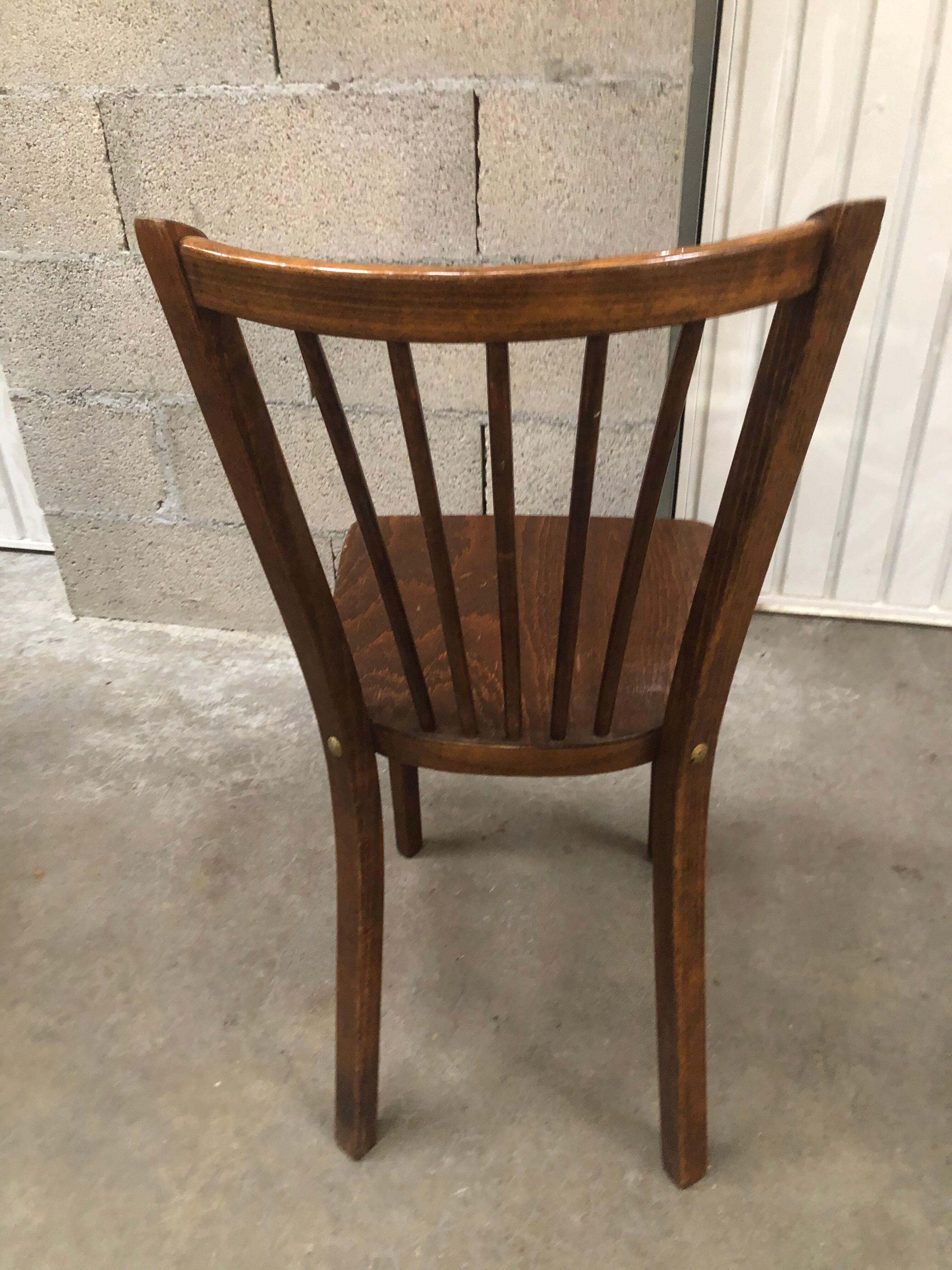 Set of 9 bistro chairs