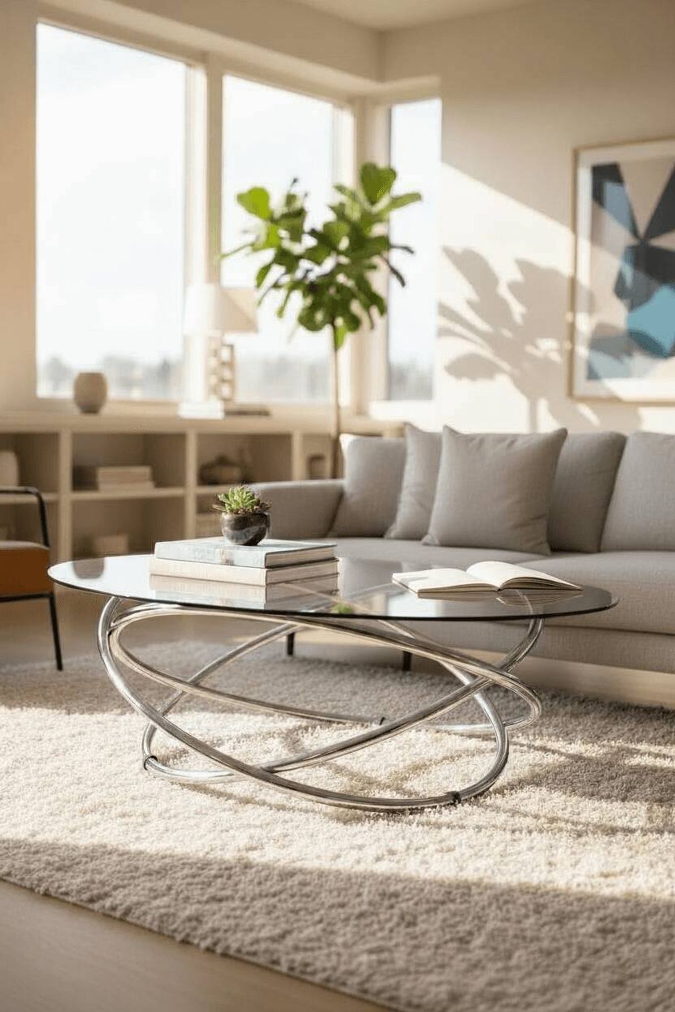 Table basse « Swirl » par Miniforms, Italie 70’s
