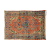 Tapis vintage anatolien fait main 221 cm x 157 cm