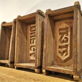 Set of 3 old brick moulds