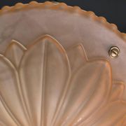 Swedish Grace classic pendant, model "10073" Havanna Glass by Böhlmarks 1920/30s