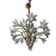 Midcentury Murano Glass Flower Chandelier by Franco Luce
