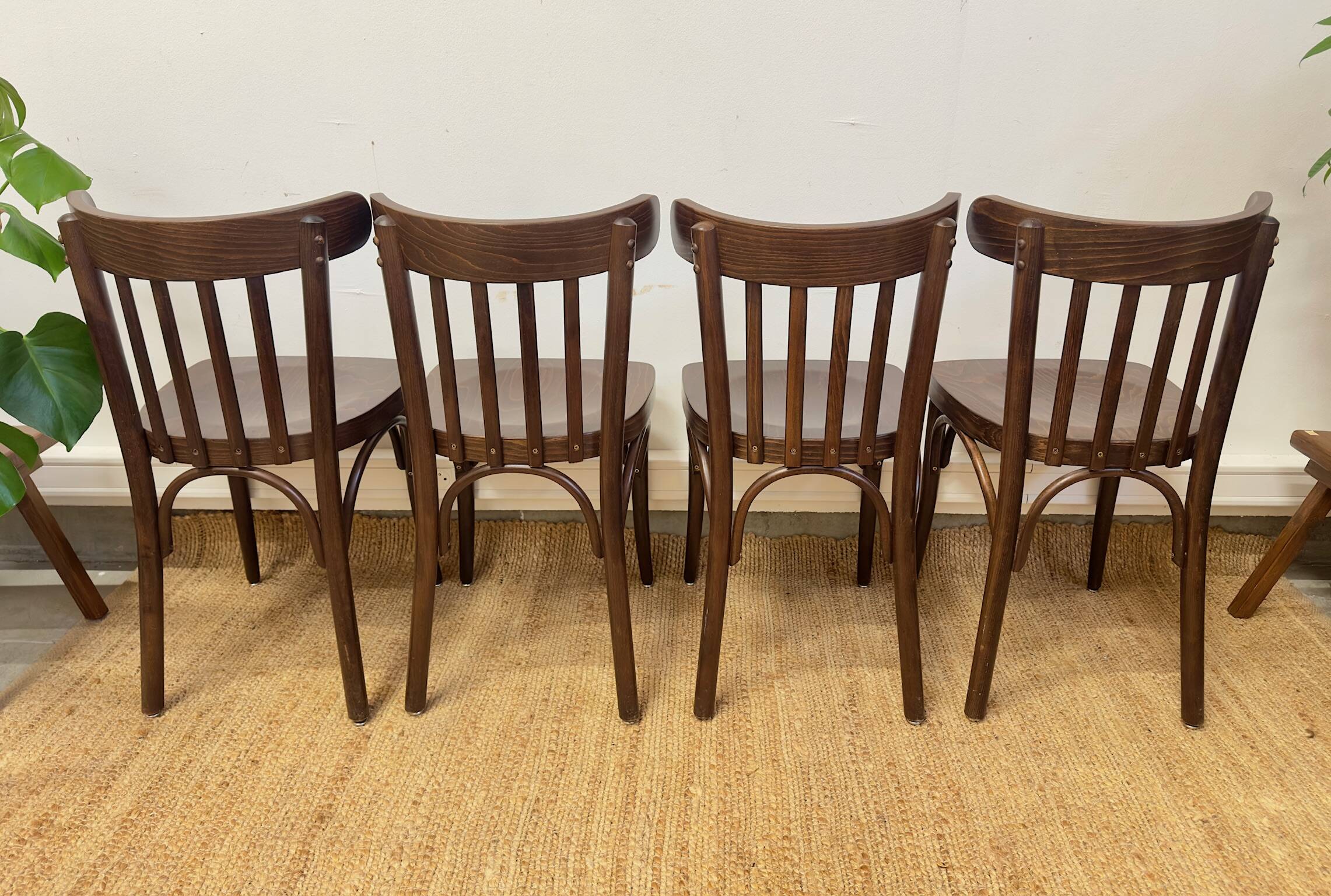 4 bentwood bistro chairs – Baumann style