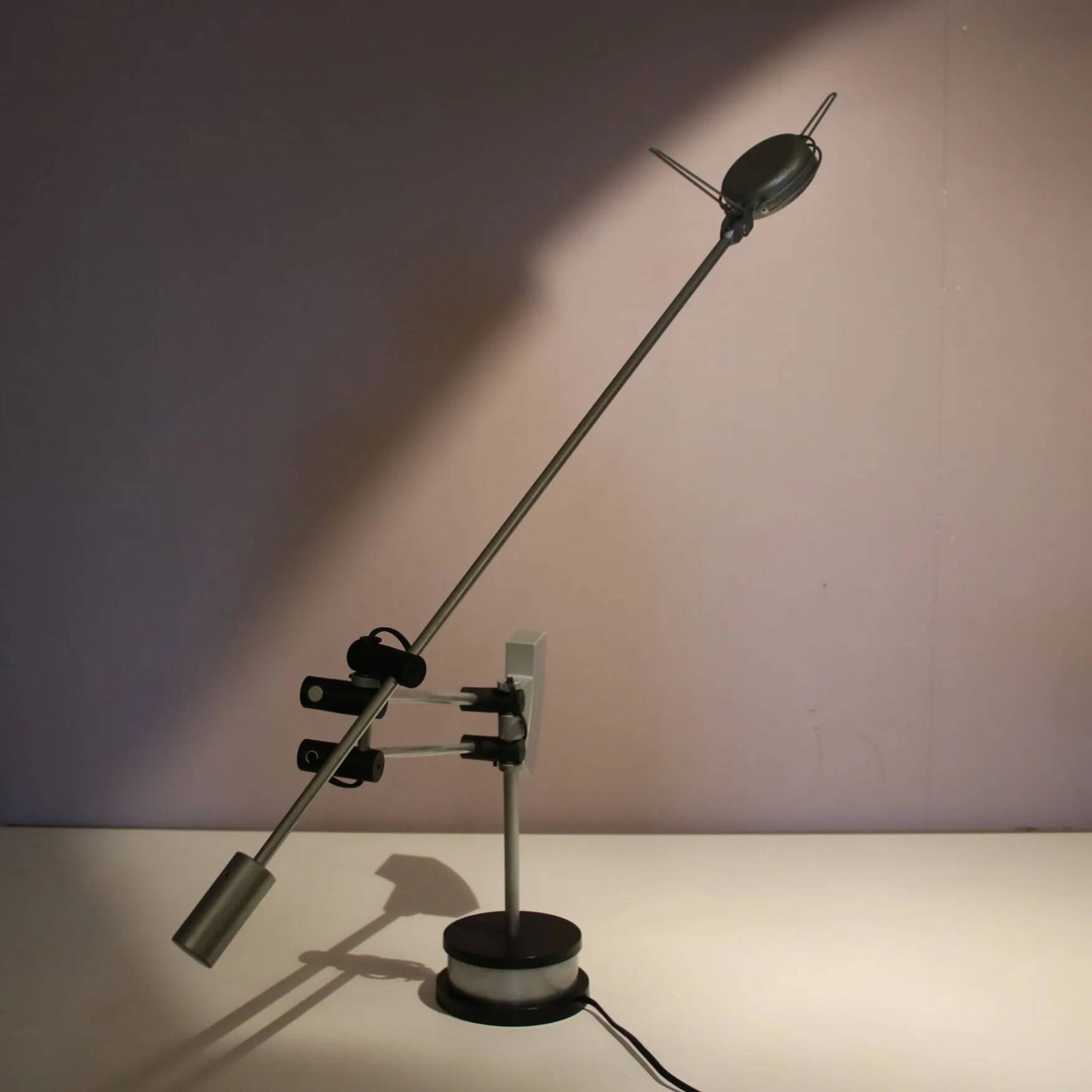 1980s adjustable desk lamp by Edwin Klein for Indoor, Netherlands