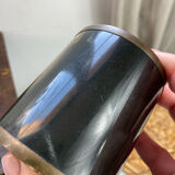 Damascus brass candlestick by Dal Furlo