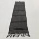 2x8 Green & Black One-of-a-Kind Vintage Kilim Runner, 67x247 Cm