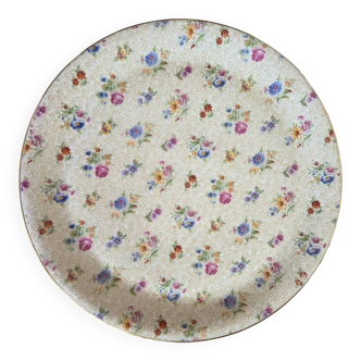 Floral porcelain plate