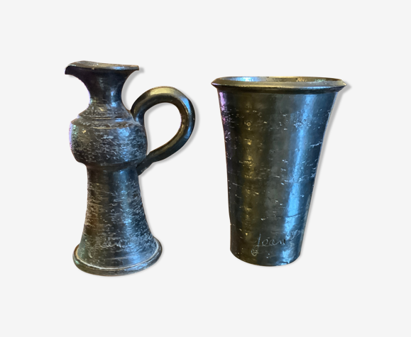 Vase and pitcher Jean Marais Vallauris | Selency