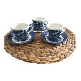 Set of 3 WH grindley&COL cups and saucers