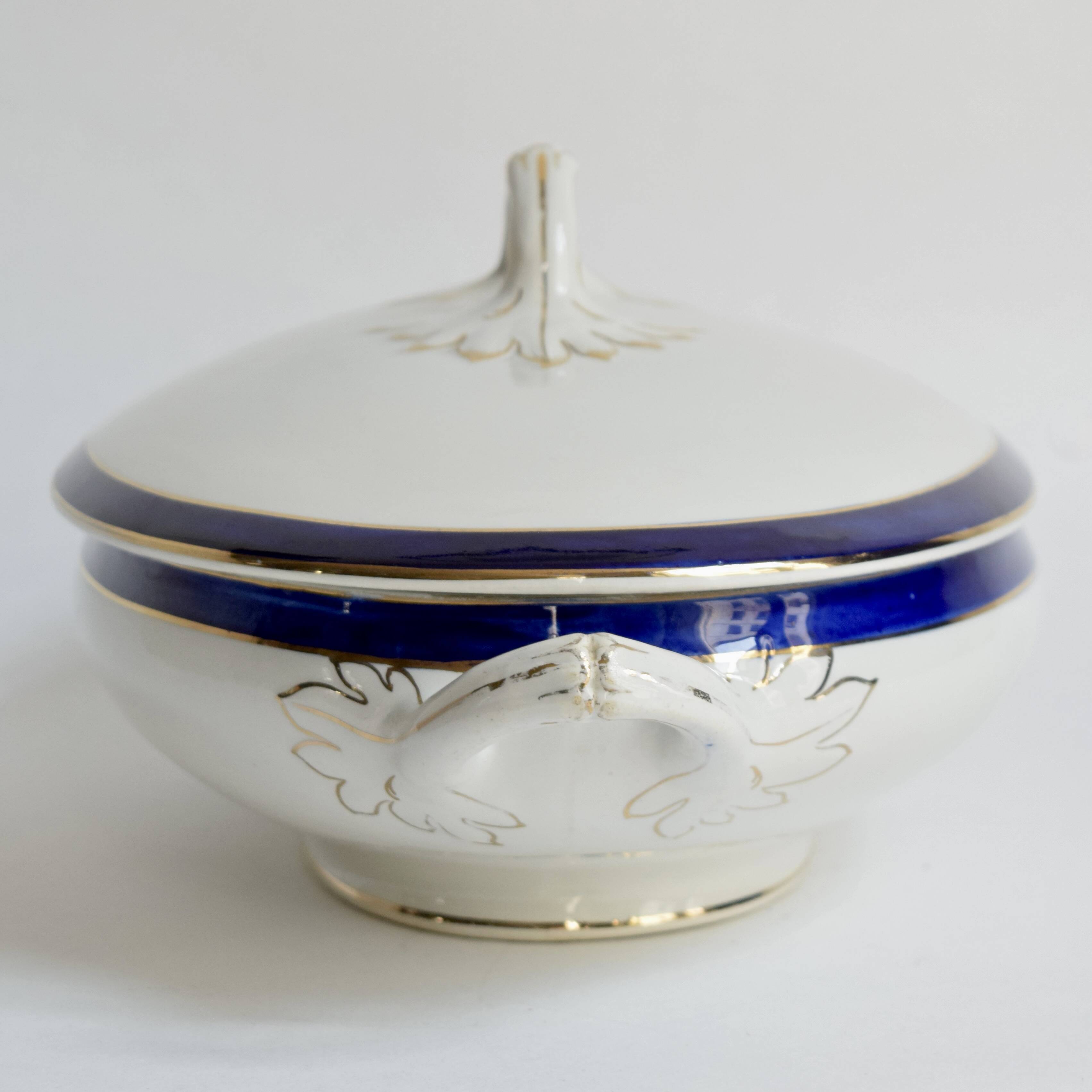 Sarreguemines earthenware - Former vegetable bowl