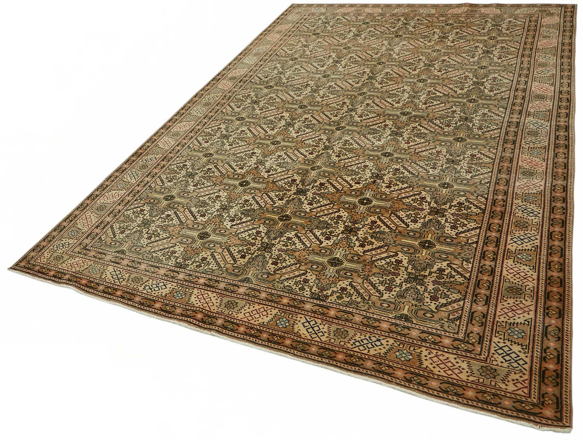 Turkish Wool Vintage Kayseri Rug 194 cm x 290 cm