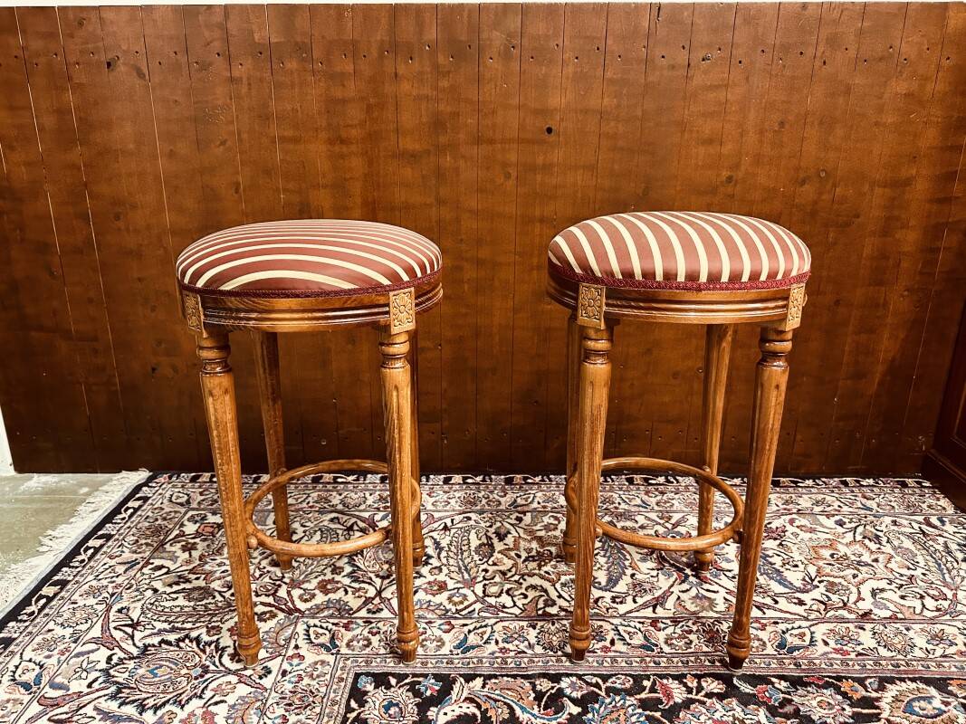 Ensemble de tabourets de bar Art Déco