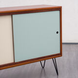 Sideboard 60s, teak, reversible doors