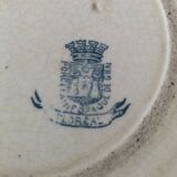 Duo of Gien plates, Floréal decor