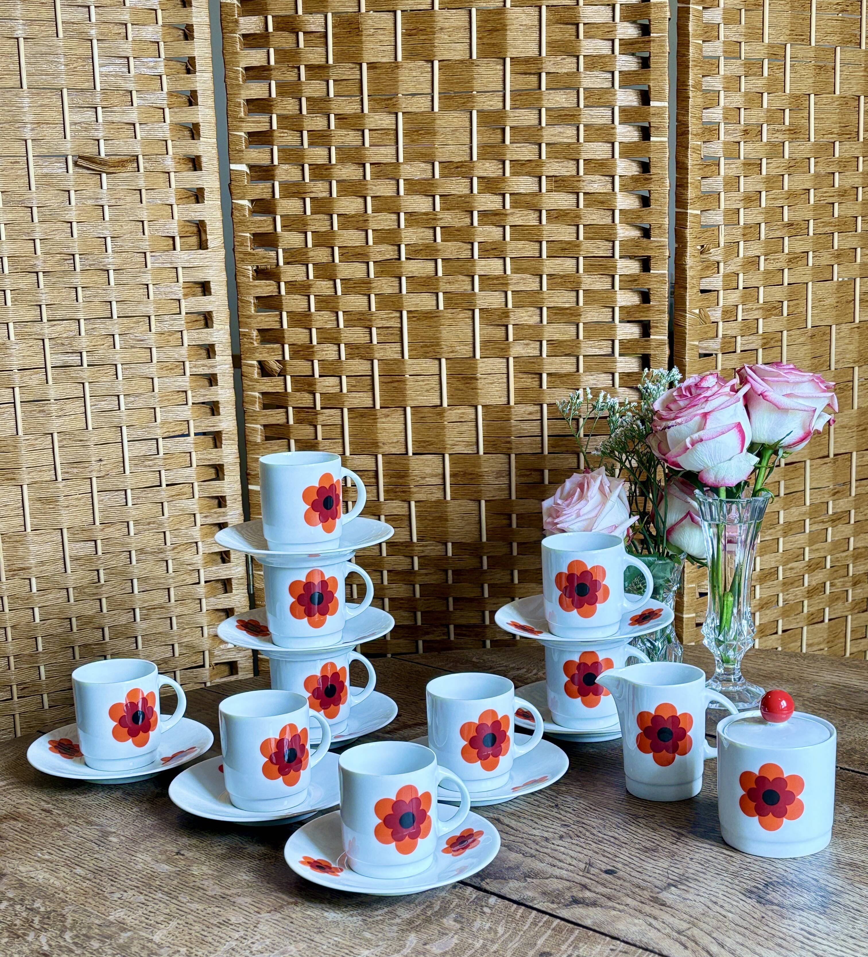 Vintage coffee service, Scherzer Bavaria