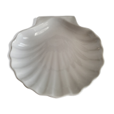 White shell dish Emile Henry France vintage