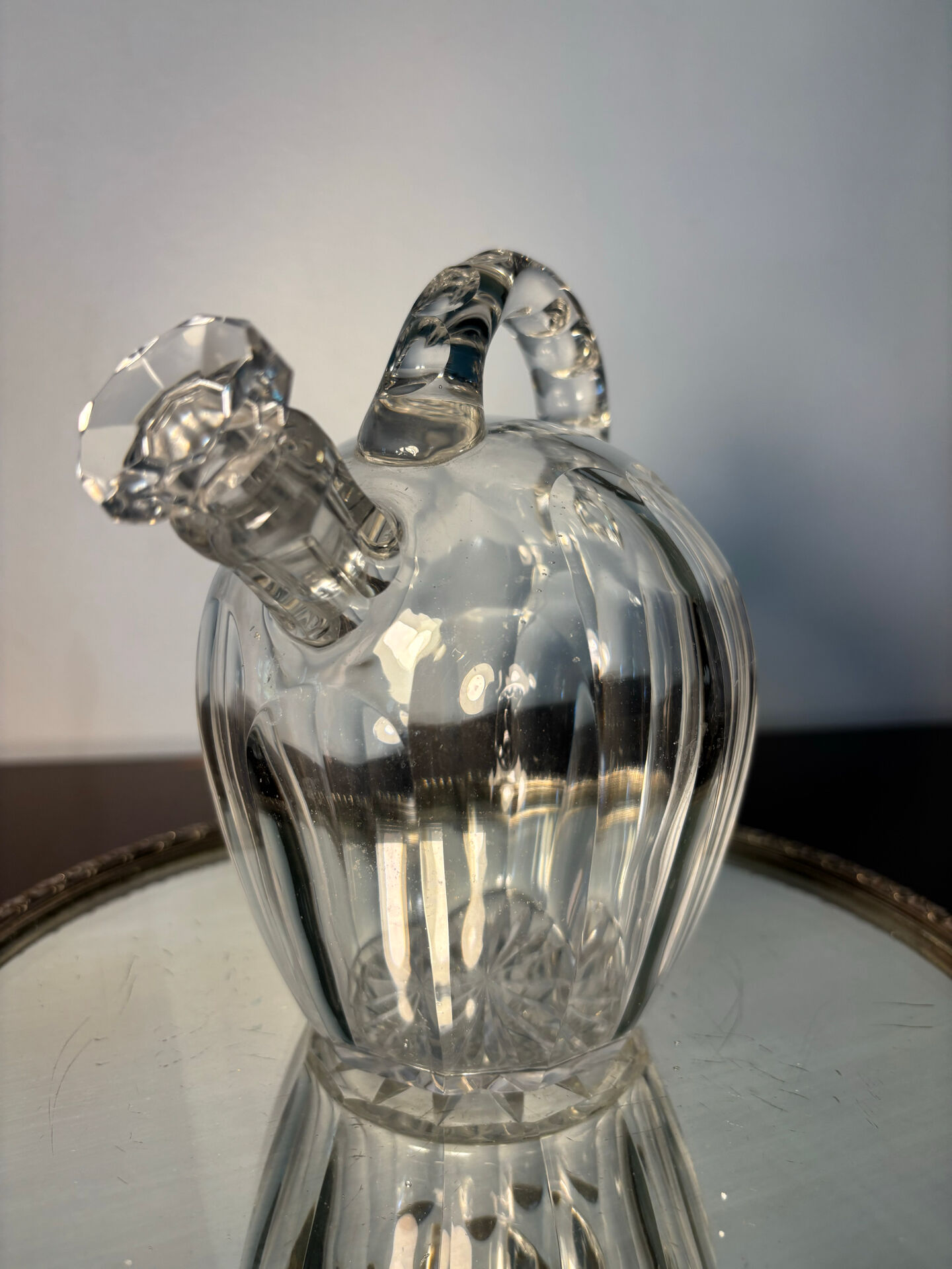 Carafe en cristal Saint Louis début 20eme