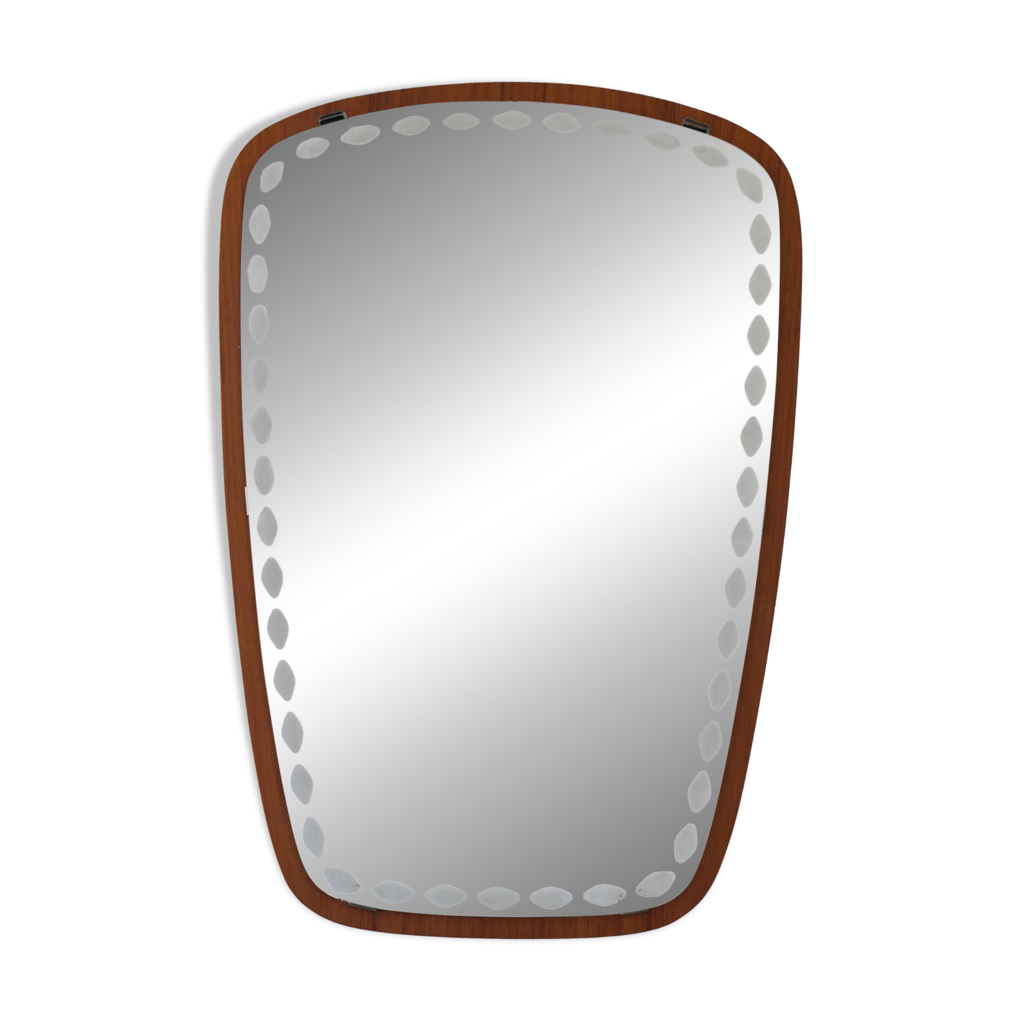 Teak mirror, Sweden, AB Nybrofabriken, Fröseke, 1960