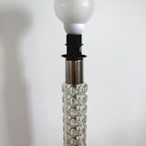 Small vintage Richard Essig art deco floor lamp in glass and chrome, 1960s