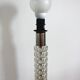 Small Art Deco floor lamp Richard Essig vintage glass and chrome 1960s