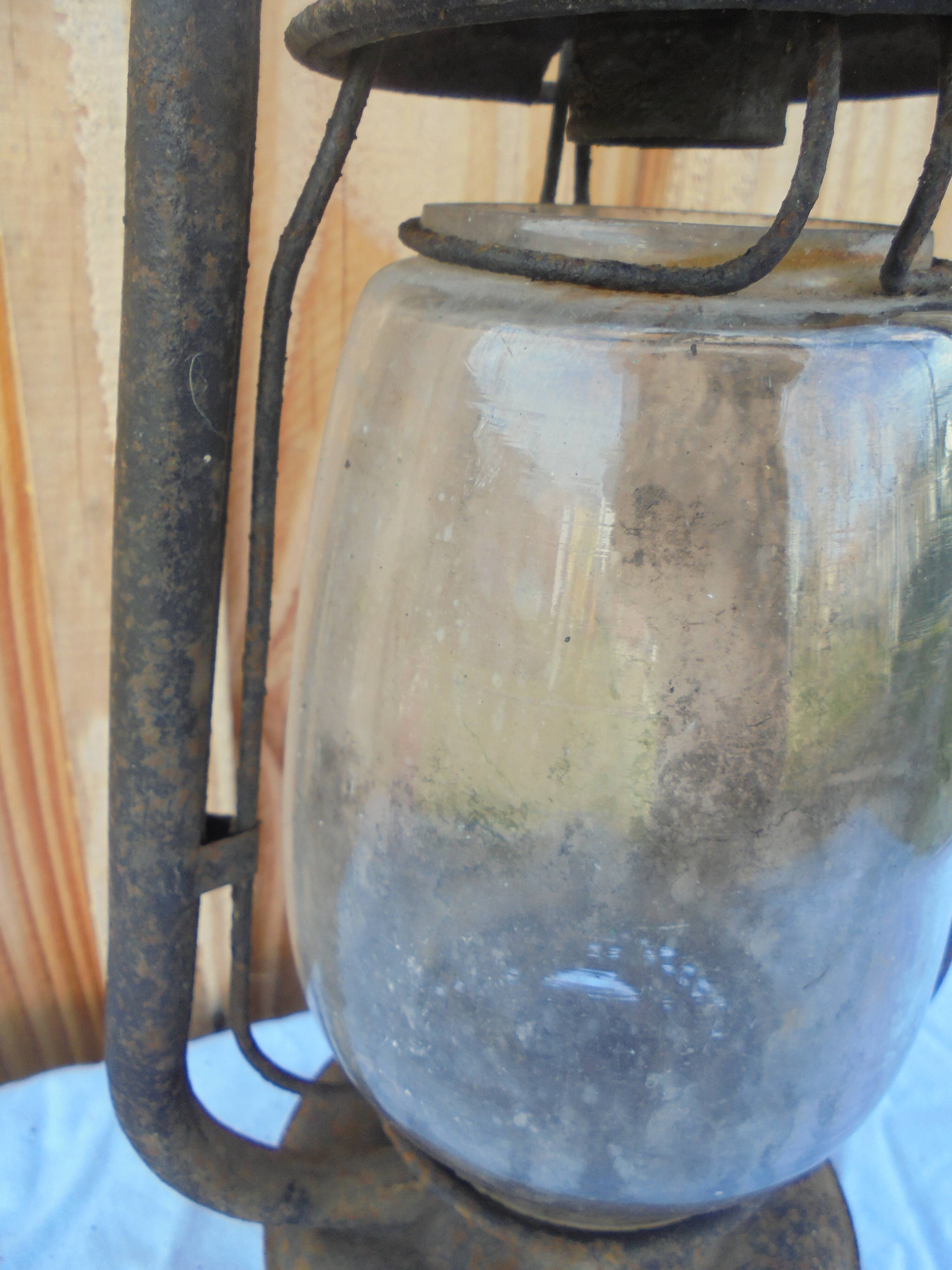 Old oil storm lamp