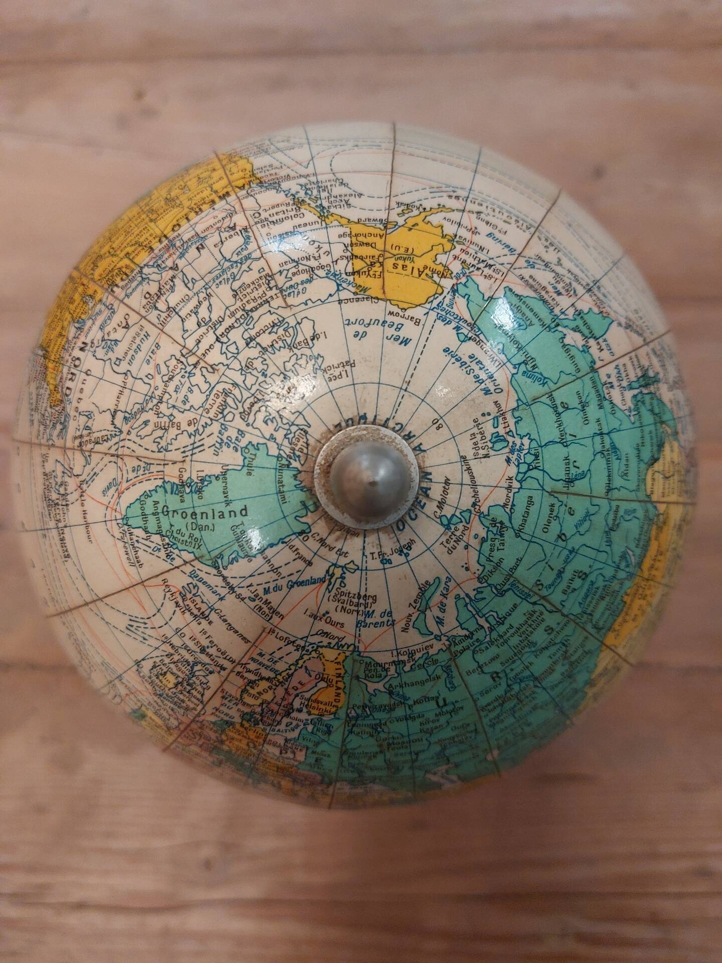 Terrestrial globe Girard 1950s/60s