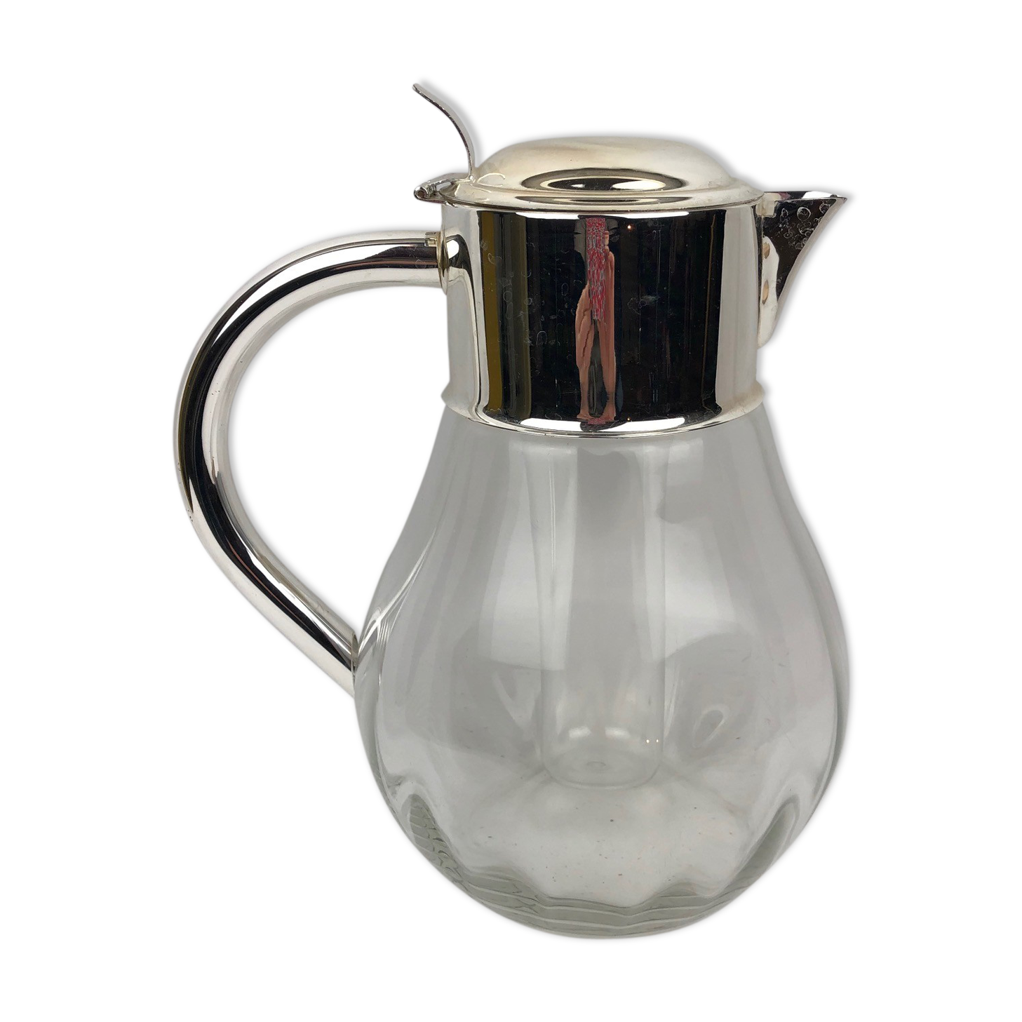 Vintage orangeade carafe and ice cube tank, 1980