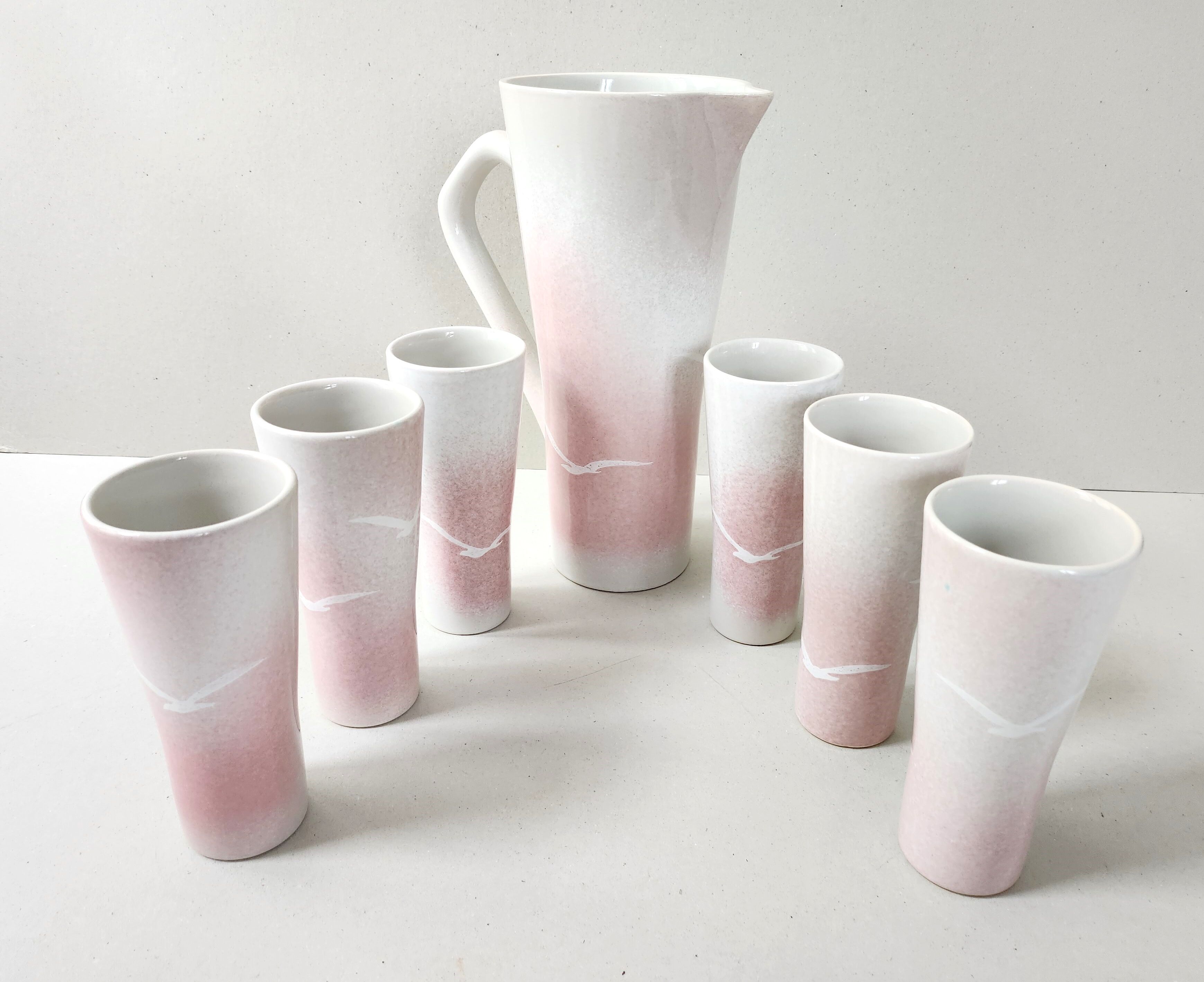 Service at orangeade vintage 1970 Niderviller