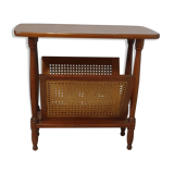 Wooden vintage magazine holder