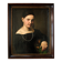 19th Century Oil Painting Portrait Young Lady   Wearing Pearl